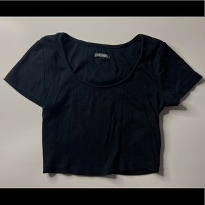 Black crop top